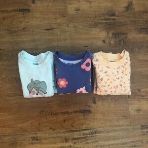 Pekkle  Kid's Girl Pyjama Set 2 Piece Multi-Colour - XXSmall (2/3) - 3-Pack